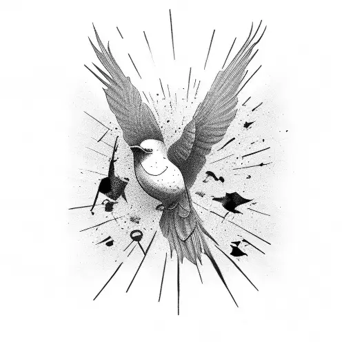 American Bird Dropping Explosive Bomb