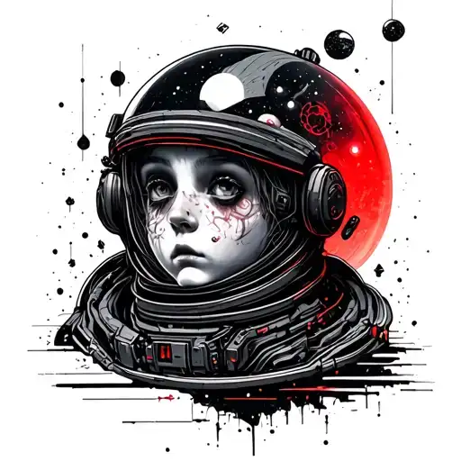 Cybersigilism Sad Space Themed With Tiny Bit Of Red