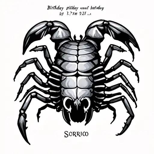 Halloween Scorpio Birthday Date