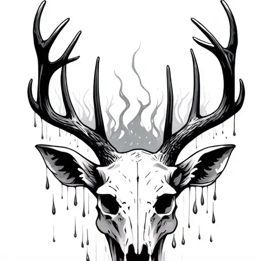 Rain Deer Skull