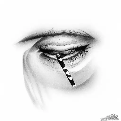 Beautiful Sadistic Woman With Lust In Her Eyes Puffing On A Cigarette