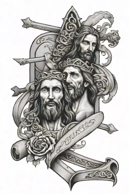 Mum And Dad Marriage Scroll Apocalypse Jesus