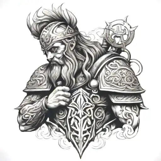 The God Tyr Norse God