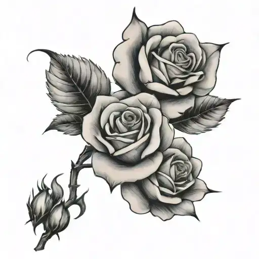 The Sweet Life In Rose Stem