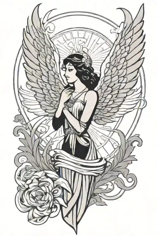 Art Deco Angel