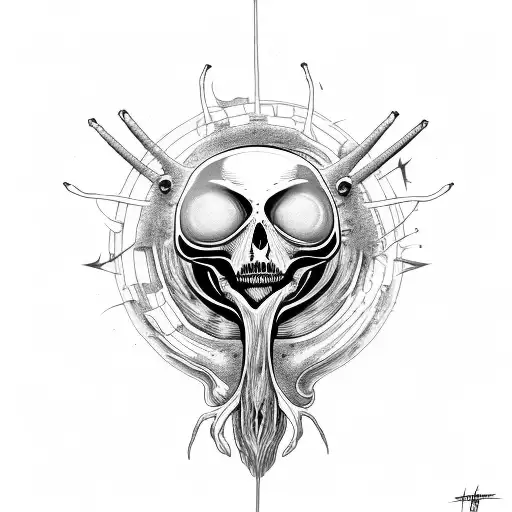 Three Eyed Death Alien