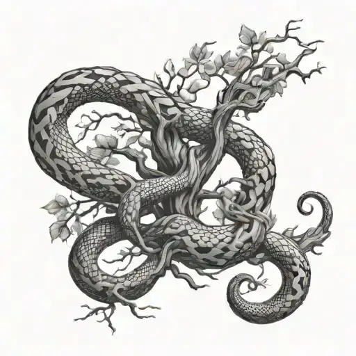 Tree And Serpent