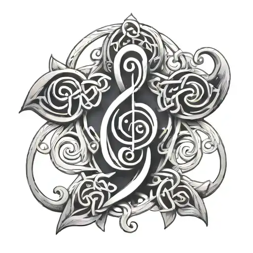 Celtic Knot Music Themed
