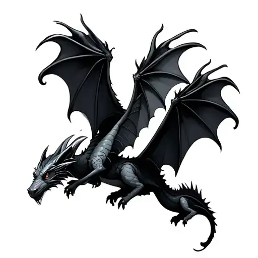 Three Little Flying Dragons Petite