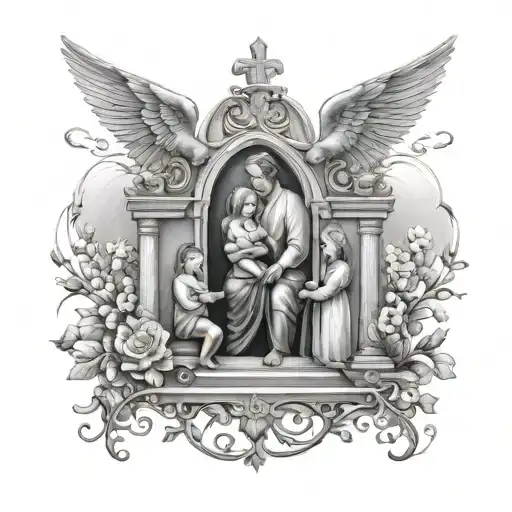 Family In Heaven Gates