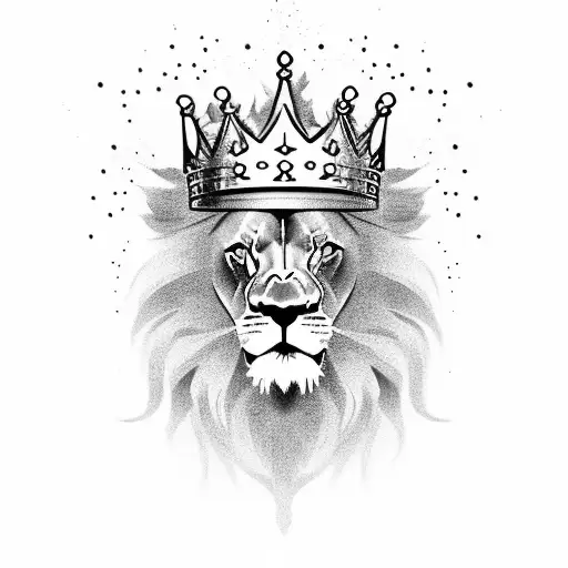 Lion With Crown As Lebron James Logo