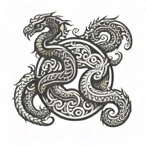 Triskelion 3 Dragons Circle