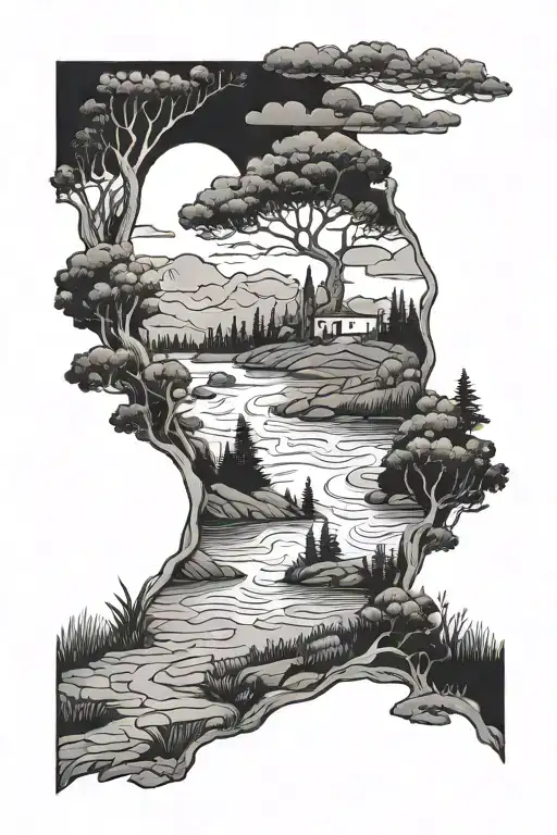 Outdoor Landscape Moody