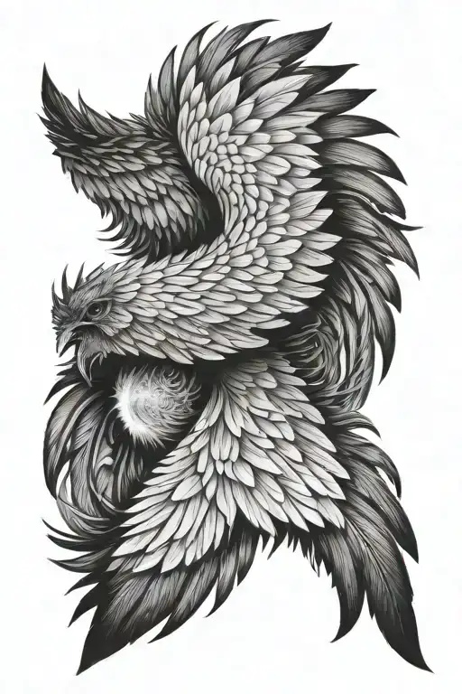 Feather Wings Spread