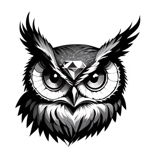Owl Diamond Eyes