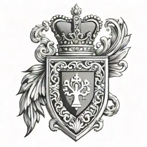 Scottish Keith Family Crest Heraldry Crown