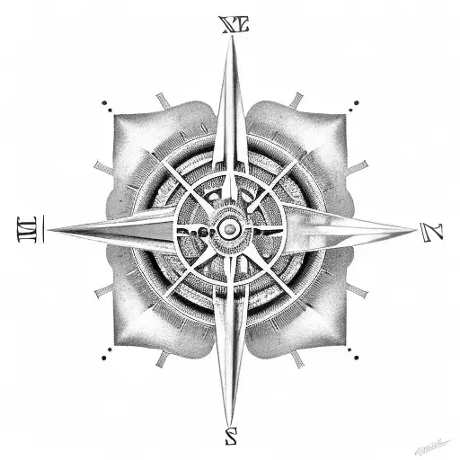 Intricate Clockwork Strampunk Compass
