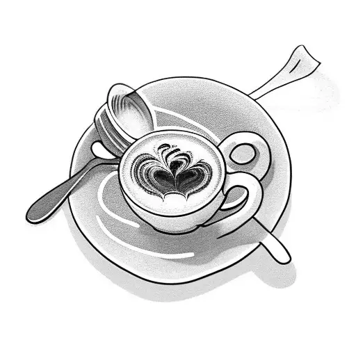 A Coffee Cup Surrounded By Friends Chatting And Laughing At A Cafe