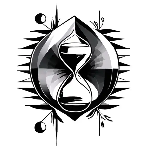 Hourglass Geometric Color