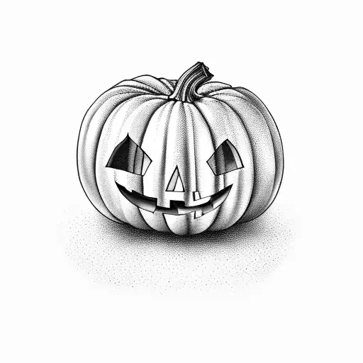 Man With Pumpkin Head