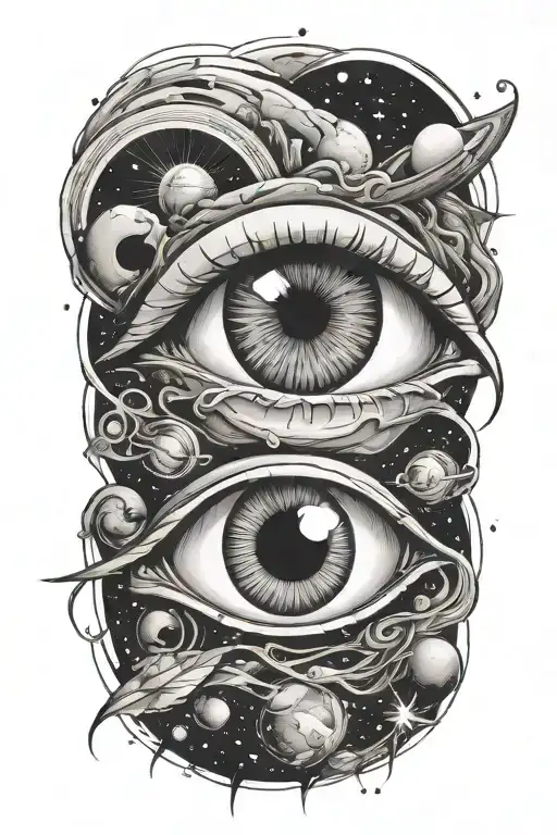 Eye In Space Themed