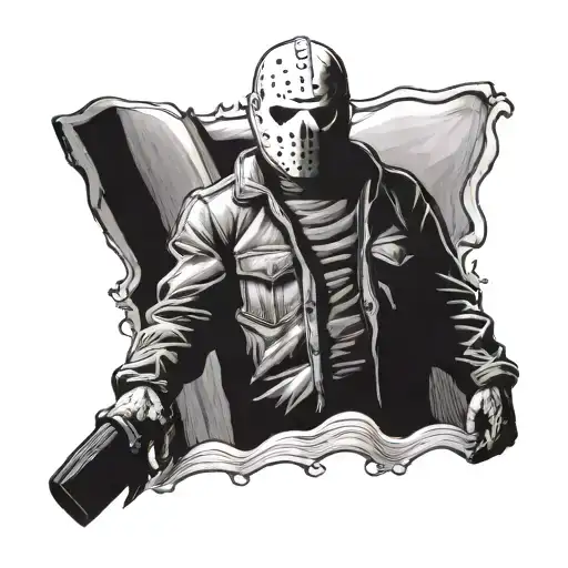 Jason Voorhees Holding A Book