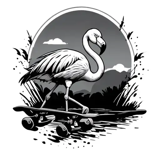 Flamingo Skateboarding