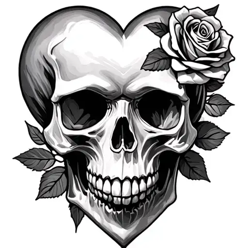 Rose Skull Heart Pakistan