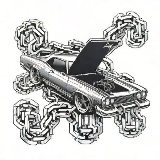 6 6 Made Out Of Car Chain