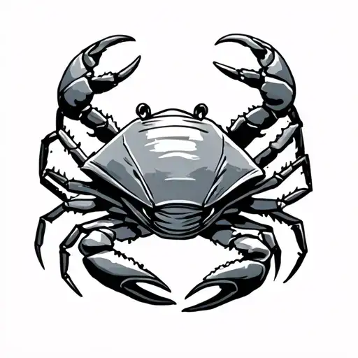 Crab With Balaclava Guns Money