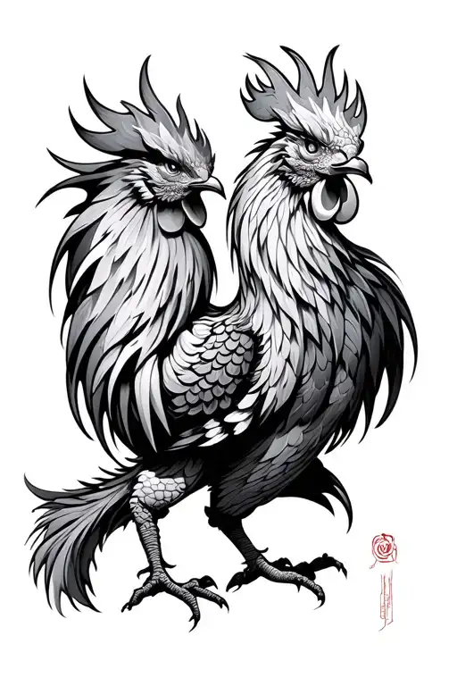 Gemini Dragon Rooster