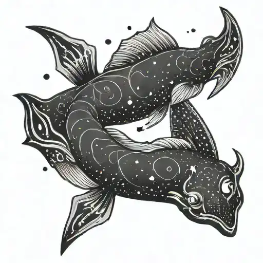 Pisces And Cancer Constellation