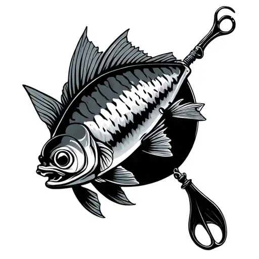 Fishing Spoon With Harlon In It