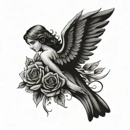 Forever Loved By An Angel Minimalist