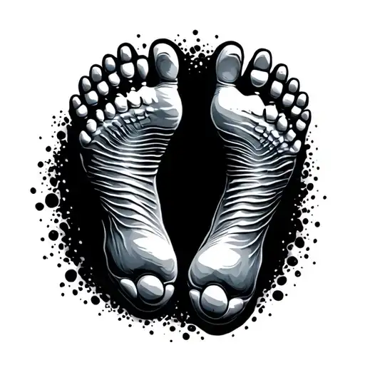 Little Man Big Footprints Fading Away