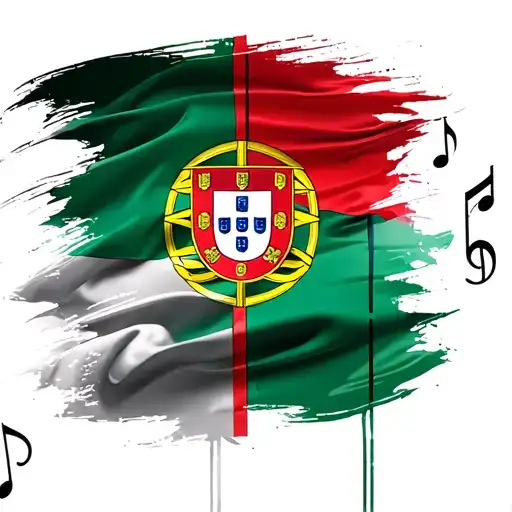 Portuguese Flag & Music Note