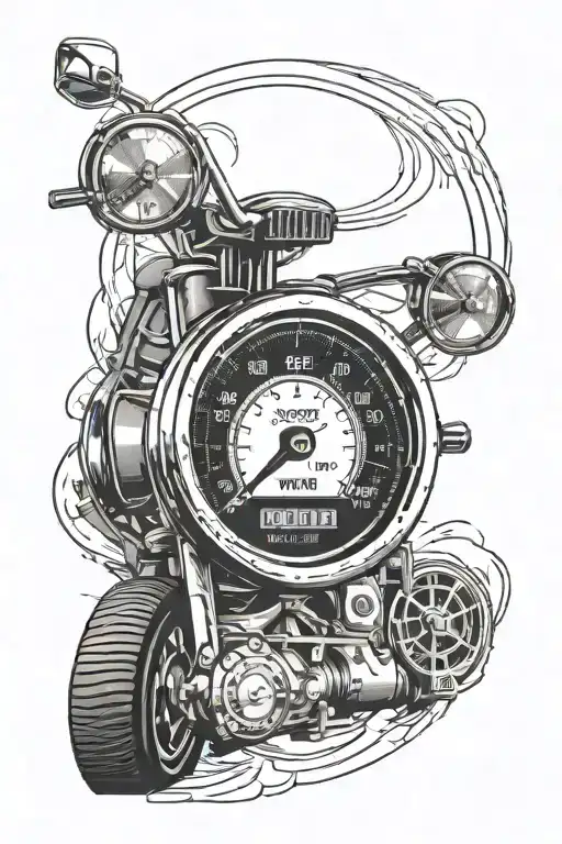 Muscle Car Speedometer