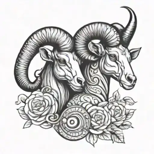 Sisters Tattoo Design Aries Philadelphia