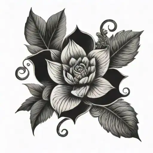 Hindu Plant On Forearm