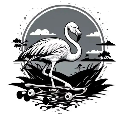 Flamingo Skateboarding