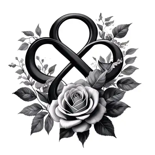 Infinity Symbol With Roses