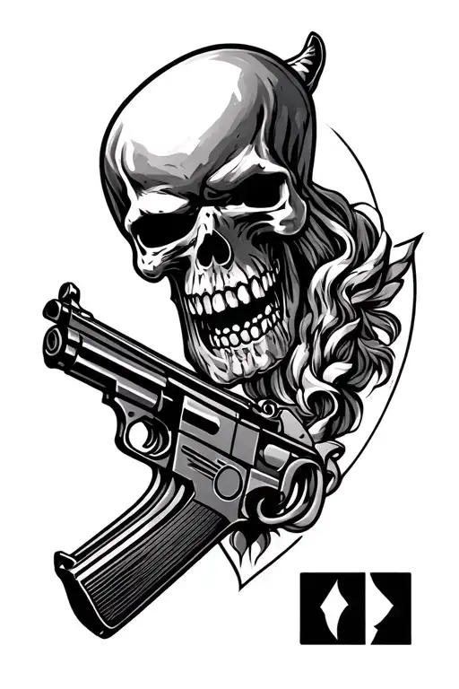 Angle Of Deth With Guns Fine Line