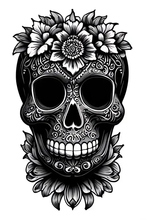 Sugar Skull Colombia And Uk Themes Including Cultural Symbols