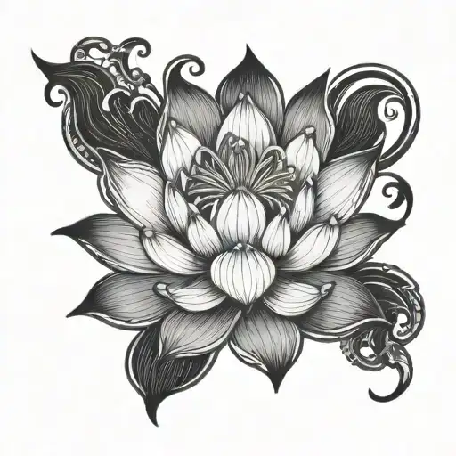 Lotus With Mistress Symbol