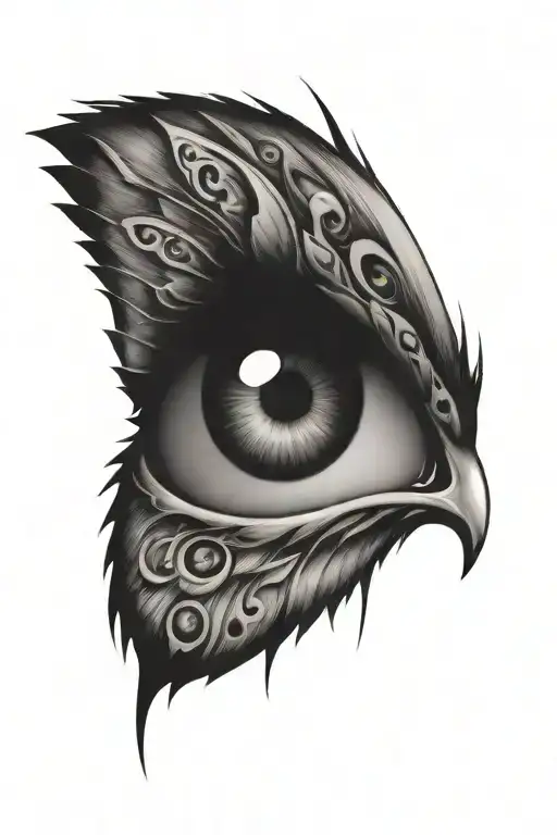 An Eye And A Moth Fusion