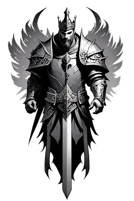 Dark Souls Style King Consort Battle Hardened