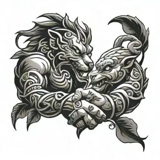 Friendship Tattoo With Jjj