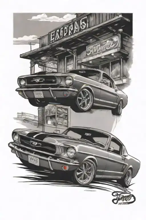 Ford Mustang Fastback Diner's Driving