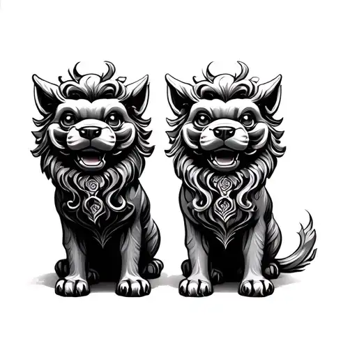 Luca And Lian Name Foo Dog