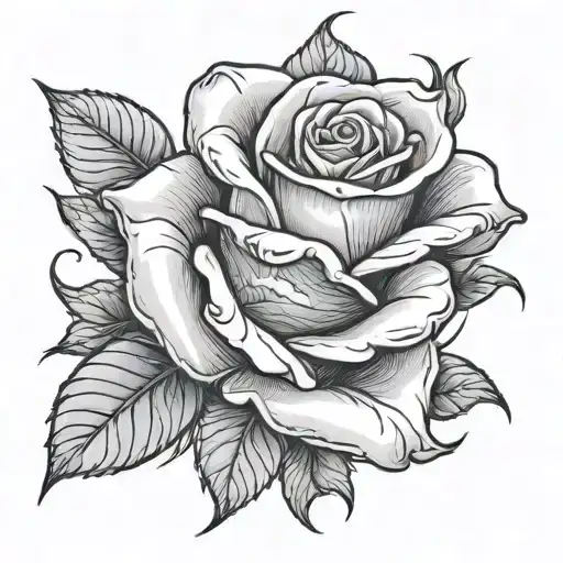 In Momery Of With A Rose Intertwined